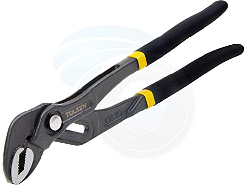 Tolsen Alicates para bombas de agua con ajuste de una sola mano, 250 mm o 300 mm, longitud 300 mm
