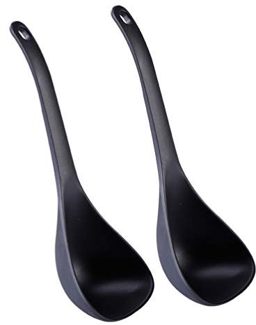 BESTonZON Suppenkelle L?ffel, 2 Stück Recycelbarer Gro?er Koch Und Servierl?ffel Suppenl?ffel für Suppe, Chili, So?e, Salatdressing Und Pfannkuchenteig