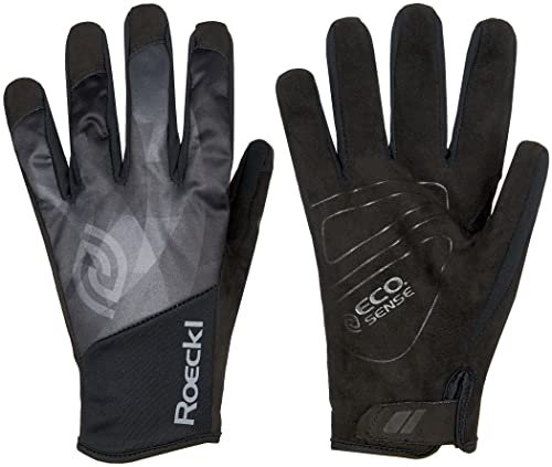 Roeckl Ramsau Winter Fahrrad Handschuhe schwarz/grau 2022: Größe: 11