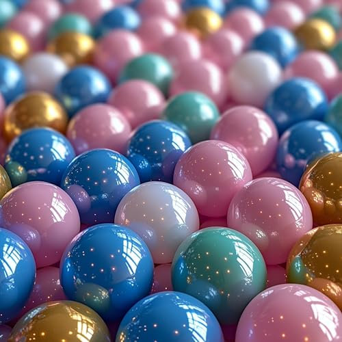 ecosa Bällebad Bälle 500 Stück ø: 6 cm Spielbälle Bällepool Platikbälle Bälle für Bällebad Baby Bälle Spielbälle Babybälle Zertifiziert Keine Schadstoffe