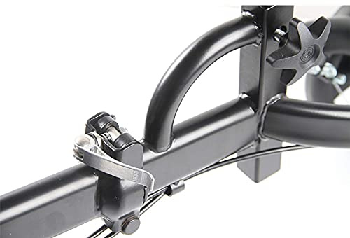 Andadores para Personas Mayores Patinete de Rodilla para un Paseo Suave en Interiores o Exteriores para piernas rotas, pies, Lesiones de Tobillo Almohadilla de Asiento para Carrito de Cuatro Ruedas