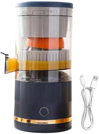 Electric Citrus Juicer – Automatic Fruit Press, Juice Extractor | Portable 7.4V Juicer Blender, Orange Lime Squeezer, Easy Clean Container for Fresh Juice, Grapefruit, Lemon, Kitchen Appliance
