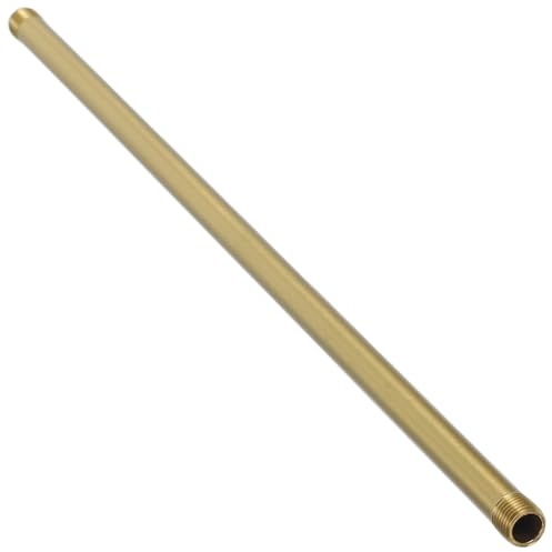 Gatuida Polished Copper Brass Nipple Extensions for Lamp Holders and Fixtures, Sturdy Straight Lamp Rod with Reliable Connection and Seamless Compatibility, for Residential and Retail
