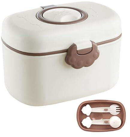 Dispensador De Leche En Polvo, Recipiente Para Leche En Polvo, Taper Portátil Para Uso Diario En Guardería Viaje Cocina