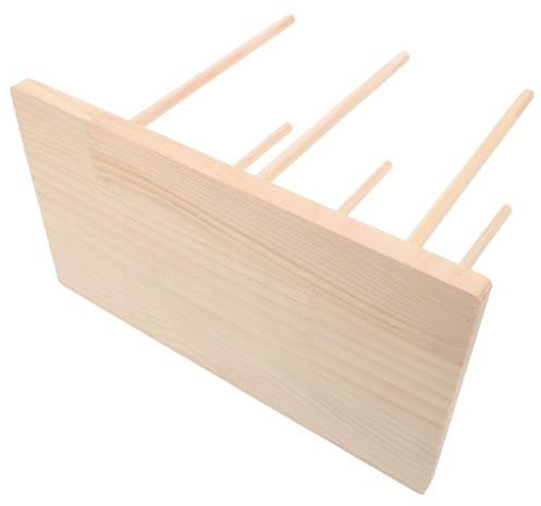 WEKAMOS Puppenständer für Handpuppen mit Platz für 6 Fingerpuppen Stabiler und Bruchsicherer Halter für Kindergarten Klassenzimmer und Zuhause