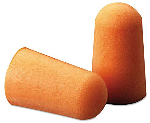 3M 50051138290080 1100 Series Foam Uncorded Earplugs, Polyurethane Foam, Universal, Orange (Pack of 200)