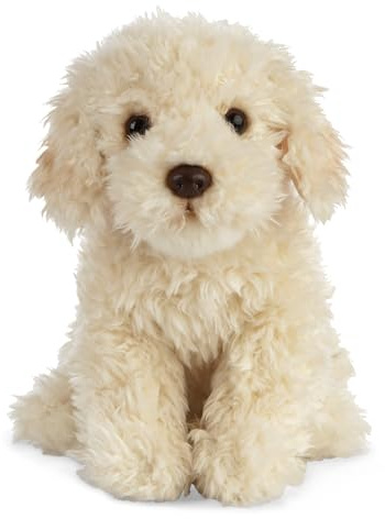 Living Nature Labradoodle, Realistic Soft Cuddly Dog Toy, Naturli Eco-Friendly Plush, 25cm