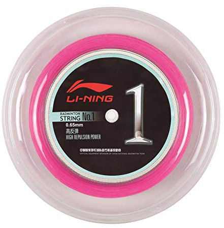 Li Ning 200 m badminton schläger-Saite No. 1 rosa