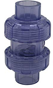 Clapet anti retour pvc diamètre intérieur 20 25 32 40 50 63mm soupape vanne clapet anti refoulement vidange clapet anti odeurs piscine (Diamètre Intérieur 32mm)