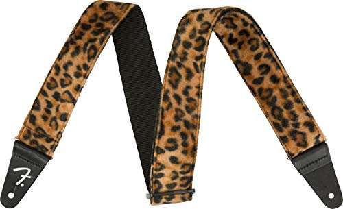 Fender® »WILD ANIMAL PRINT STRAPS - LEOPARD« Gitarrengurt aus Polyester - 5cm Breite - Farbe: Leopard