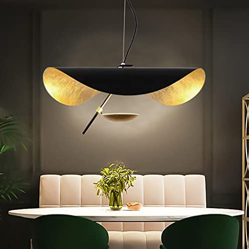 Vintage Pendelleuchte Hängeleuchte Esszimmer Industrial Hängelampe Retro Kronleuchter Metall UFO Höheverstellbar LED Pendellampe Wohzimmer Esstisch Küche Keller Untergeschoss Bar Lampe Leuchte,Schwarz