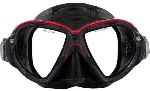 Aqualung Reveal ULTRAFIT - taucherbrille Erwachsene mit 180°-Panoramablick, individueller Gesichtsanpassung, austauschbaren Gläsern, wasserdicht, Silikon-Rand, perfekt zum Tauchen