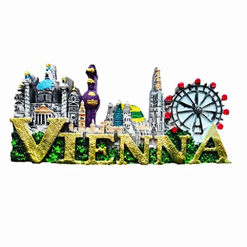 Wien Österreich Österreich Wien Kühlschrankmagnet Kühlschrankmagnet Deko Magnet Aufkleber Souvenir Harz Basteln