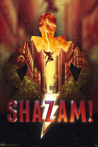 DC Comics - Shazam! - La Rage des Dieux - Grösse 61x91,5 cm + 2 St Posterleisten Alu 63 cm