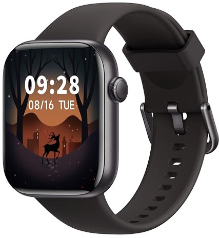 Smart Watch for Men Women Answer/Make Call, 1.85 Smartwatch, Fitness Watch with Heart Rate Blood Pressure Sleep Monitor, 140+Sports, IP68 Waterproof Step Counter Watch Compatible with Android IOS