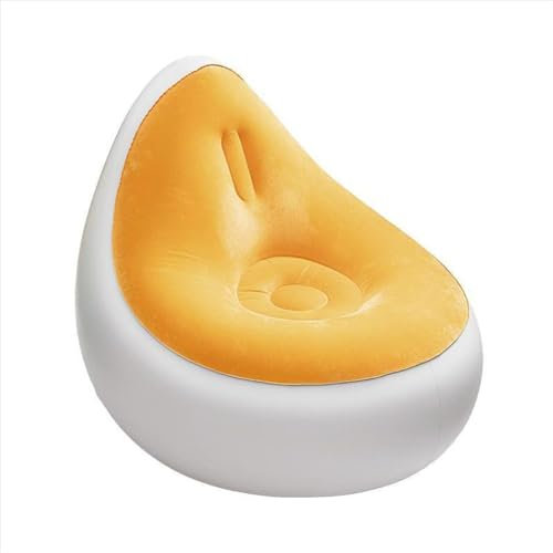 ZMIN Aufblasbarer Loungesessel, automatisch aufblasbares Sofa, tragbares aufblasbares Sofa, Air Chaise Lounge, Lazy Couch für drinnen und draußen,A,110 * 105 * 80CM