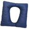 Milageto Commode Seat Cushion Padded Cushion, Portable Waterproof PU Leather Padded Bathroom Attachment for Seniors,Disabled, Dark Blue