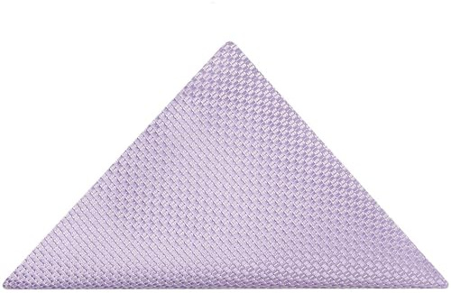 TIES R US Lilac Textured Pocket Square