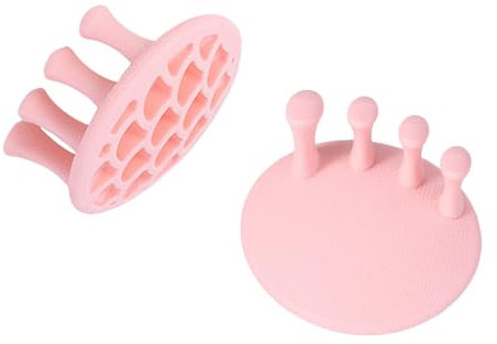 predolo Separatori per Dita dei Piedi, attrezzo per Esercizi per Le Gambe, Morbidi, per Migliorare la Forma delle Gambe, in Silicone, per, Supporto per, Rosa