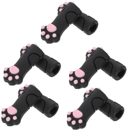 POPETPOP 10piezas Funda Protectora de Silicona Reutilizable para Alicates Tapas para Pinzas de Cutículas Forma de Pata de Gato Protege Herramientas de Manicura y Pedicura