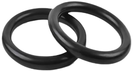 2 Stück O-Ringe aus Nitrilkautschuk, 136mm OD 120mm ID 8mm Breite, Metrische Dichtung Schwarz