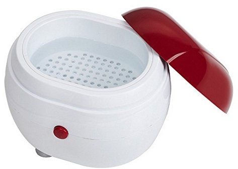 Adecco LLC Kabelloser Ultraschall-Schmuck- und Prothesenreiniger, Sonic Range Ring Watch Teeth Wireless Polisher (2)