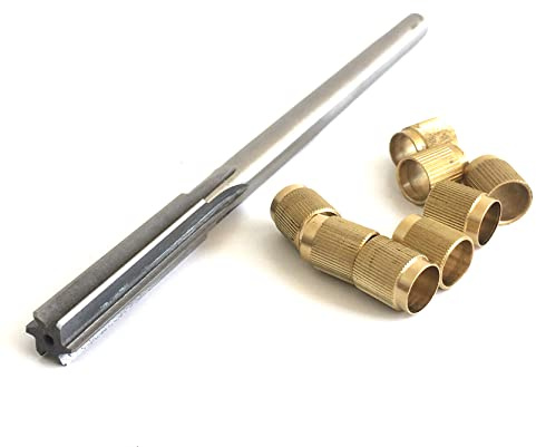 HENKYO Throttle Shaft Bushing Repair kit Repair 3/8 Shaft Worn Carburetor 1 Reamer 8 Bushing
