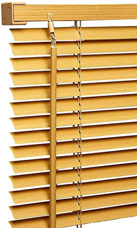 Ruby Deals PVC Window Venetian Blind Blinds Easy Fit Curtains Trimmable Fittings Windows Treatment Shutters Twist Open Close (Teak-PVC, W 180cm(70.86'') x H 150cm (59)