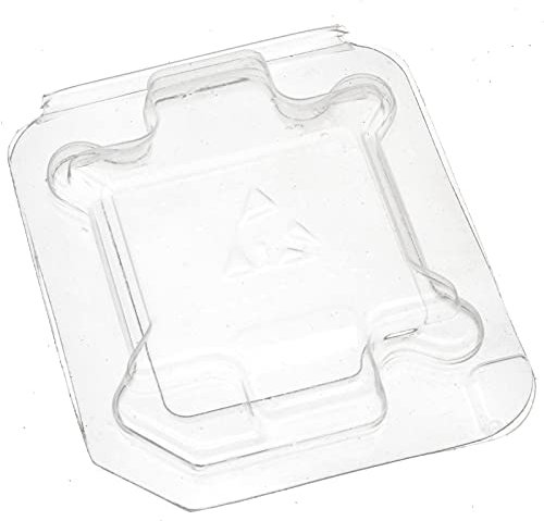 OZXNO 2 Pcs CPU Plastic Protective Case, Clamshell Tray Case Container for Intel LGA775, LGA1150, LGA1155, LGA1156
