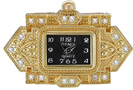 Avaner Ringuhr Fingeruhr mit Quadratisch Graviertes Gehäuse Zifferblatt Verstellbarer Ring 3ATM Wasserdicht Ring Uhr Finger Uhr ALS GESHCNEKE für Damen
