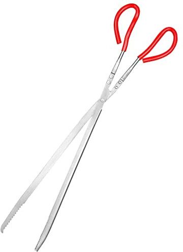 Mipcase Pet Clip Tortoise Clamp Household Crab Clamp Multi-Function Portable Crab Tong Reptile Tank Accessories Reptile Feeding Tongs