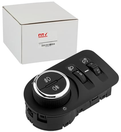 NTY Ews-Pl-025 Schalter, Hauptlicht vorne | Ews-Pl-025 Kompatibel mit Corsa D (S07),Corsa D Kasten/schrägheck (S07)