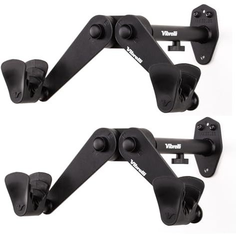 Vibrelli Bike Wall Mount - Horizontal Storage Rack for Hanging Bicycles in Home or Garage - Adjustable Bike Hanger, Holder - Wall Bike Rack Hooks for Bicycles - Mountain, Road, Hybrid