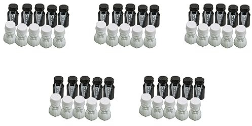 VENOAL Seifenblasenflasche für Hochzeit, , Braut und Bräutigam, 5 Sets (120 Stück)