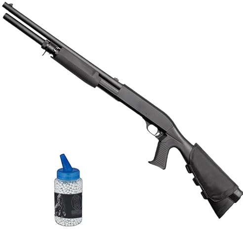 ASG Franchi SAS 12 3 Molla (6mm) | Pistola Airsoft (palline in PVC) Calibro 6mm + Biberon 0,20