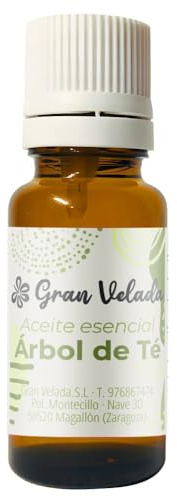 Gran Velada - Aceite Esencial de Árbol de Té 1000 ml | Quimiotipado 100% Puro y Natural | Ideal para Cosmética y Limpieza