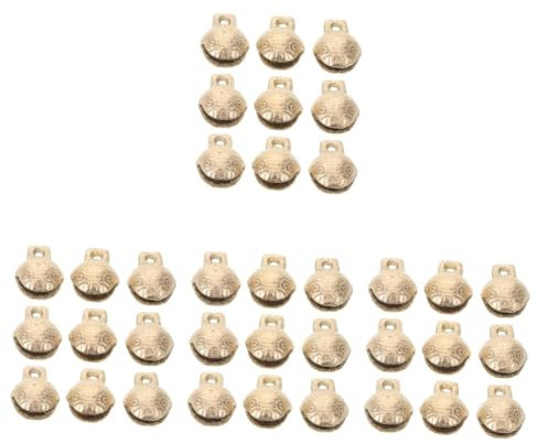 Lurrose 4 Sätze Tigerkopf Glocke Segen Windspiele Vintage Glocken Zum Basteln Ziegenglocken Für Alte Glocken Hundeglocke Schaf- Und Ziegenglocke Schaf Glocke Kupfer 10 Stück * 4