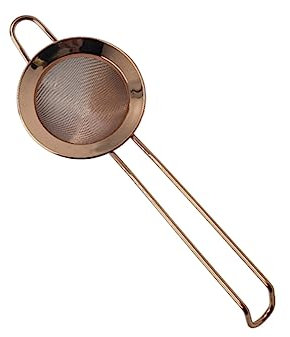 Mikinona Stainless Steel Mesh Strainer Spoon Fine Mesh Colander Spoon for Skimming Grease Food Strainer for SOYA Milk Juice Kitchen Skimmer Dishwasher Safe