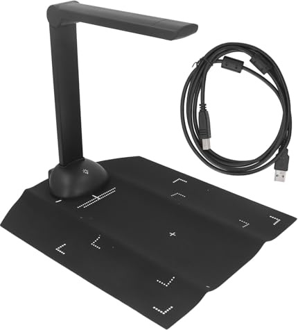 Garosa Scanner A3 Portable Haute Définition 8MP Scanner de Livres Lumière Réglable 3 Vitesses pour Bureau École