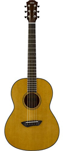 Yamaha CSF1M Western Guitar -Compact, Practical and Elegant, Acoustic Guitar with a Rich Sound, Whether You’re on the Move or in the Studio, Includes Padded Hard Bag, in Vintage Natural Colour, ¾ size