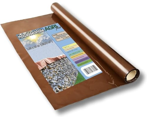 1 Rouleau Jumbo 1,35 x 25 m de Haut résistant aux UV, Film spécial de Protection pour Bois, bâche en Bois, bâche de Protection Anti-déchirure, résistante au Gel