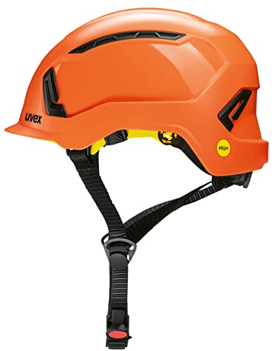 Uvex pronamic Alpine Schutzhelm – MIPS-Sicherheitssystem, stufenlos verstellbar 51-63 cm, Kletterhelm mit Industrienorm, Bauhelm