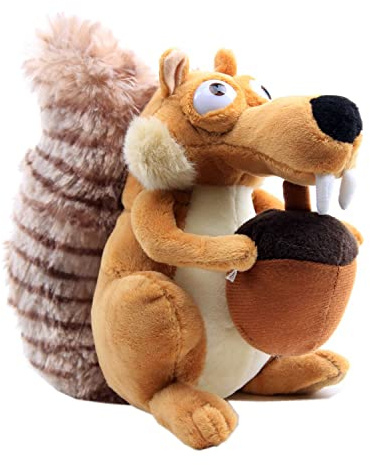 Laruokivi Rolig Söt Djurdocka Scrat Ekorre Fylld Plysch Leksak 8'' Present