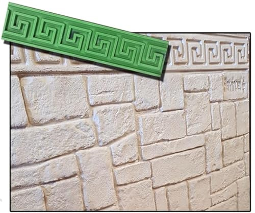 Molde de hormigón impreso imitacion Cenefa Textura Greco Romana - Moldes Hormigon Impreso (SEMIRÍGIDO)