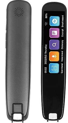 Fockety Leser Stift, 134 Sprachen Übersetzer Gerät Übersetzung Stift Scanner, WiFi Übersetzung Scannen Stift, Wörterbuch Stift, Unterstützung 12 Sprachen offline, 22 Text