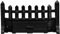 16 Fire Front Cast Iron Fire Fret Fire Place Two Piece Traditional Castle Fireplace Opening Front - Black