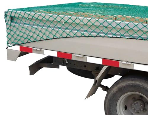 Anhängernetz 3x2m Transportnetz reißfest Ladungssicherungsnetz Abdecknetz Gummiseil für Anhänger von 500kg-2000kg