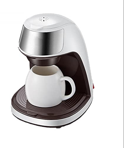 Home Grinder One Machine Multiusos Oficina Tipo De Goteo Molinillo De Café EléCtrico PequeñO PortáTil para Acampar Al Aire Libre Molinillo De Café De Mano Lavable (Blanco)