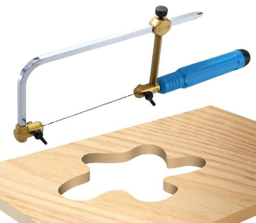 Cadre de scie à main réglable en métal pour les amateurs d'artisanat et de fabrication de bijoux (type 400)