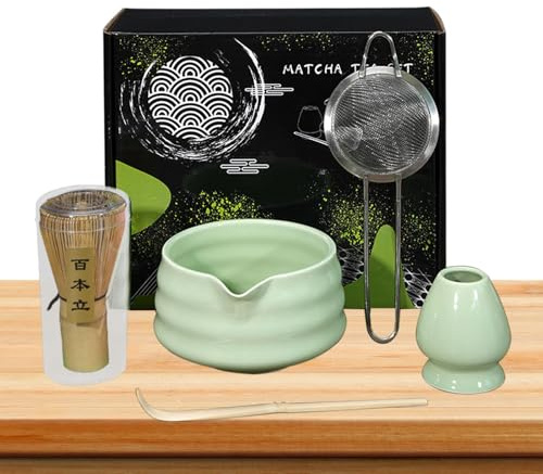 Utensilios y aparatos de cocina,Juego de té japonés,Juego de té de 5 piezas Juego de diseño auténtico | Kit profesional y robusto para el hogar, el comedor, los amigos, los colegas